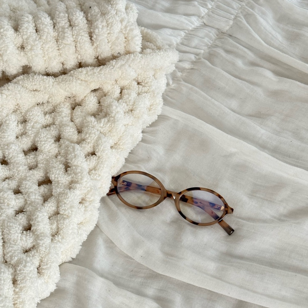 Tortoiseshell Oval Blue Light Glasses